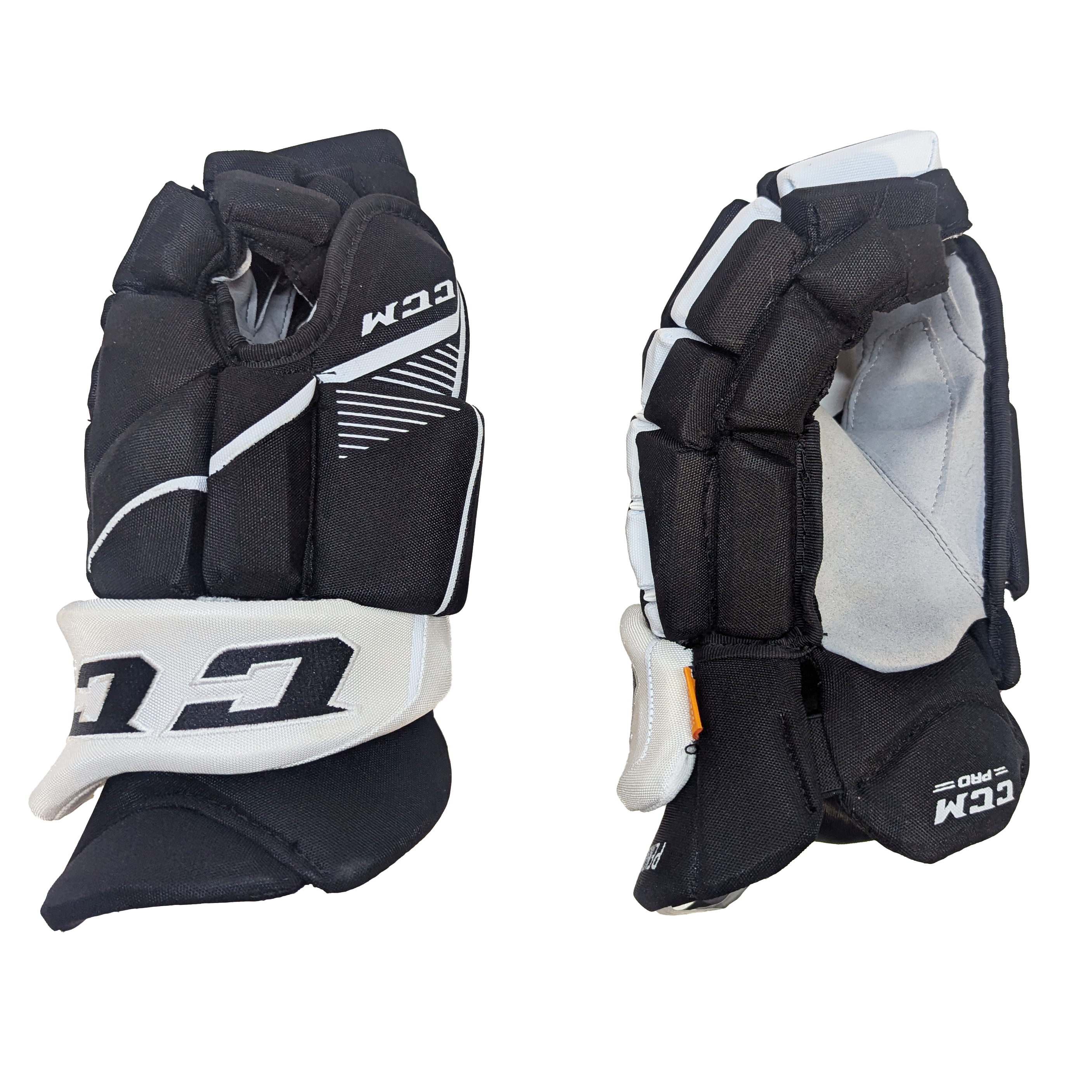 CCM HGJS - Gant NHL Pro Stock - Penguins de Pittsburgh (noir/blanc)